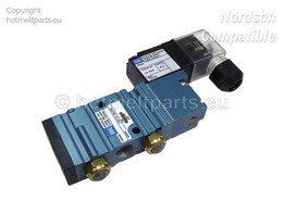 5/2 x 1/4  NPT - 24VDC x 5.4W  Solenoid Valve mit LED