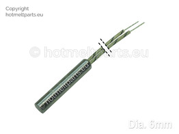 D 6.0mm x L 30mm - 100W x 240V  Verwarmingselement