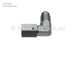 HM Swivel Adapter 90   M9/16-18 JIC x F9/16-18 JIC Swivel