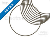 Pack  O-Ring Viton  3.750 x 3.880 x 0.063 in.  pkg 10 