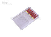 Boite de 6 Aiguilles pour Buses D   020   - 0.50mm  Rouge