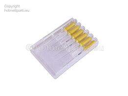 Box of 6 Nozzle Cleaning Probes D   020  - 0.50mm  Yellow